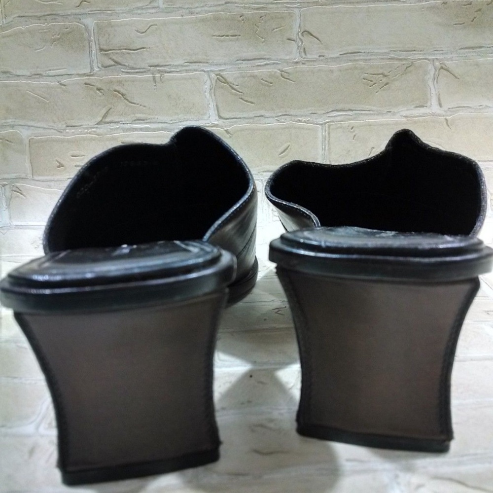 ⭐Worthington Women's  Brown Patchwork Mules SlipOn - Picture 3 of 7